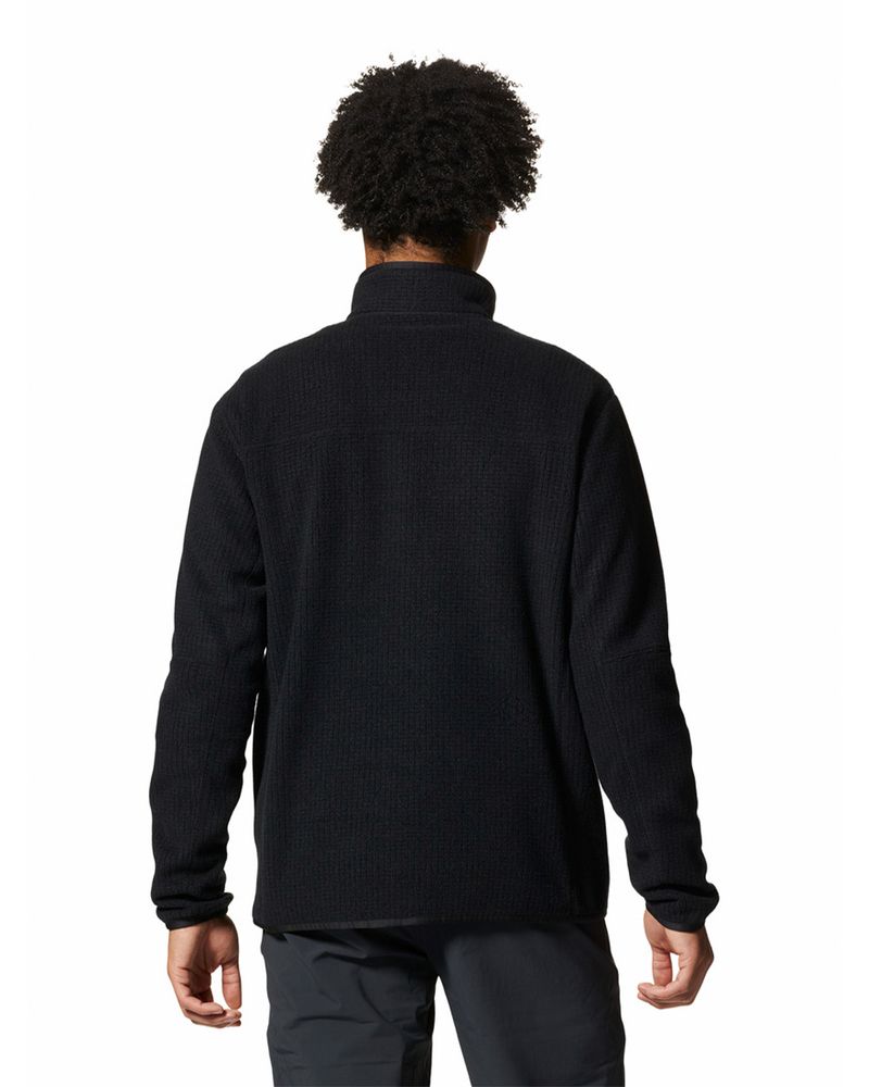 Polar-Hombre-Explore-Fleece-M-1-2-Zip-Negro