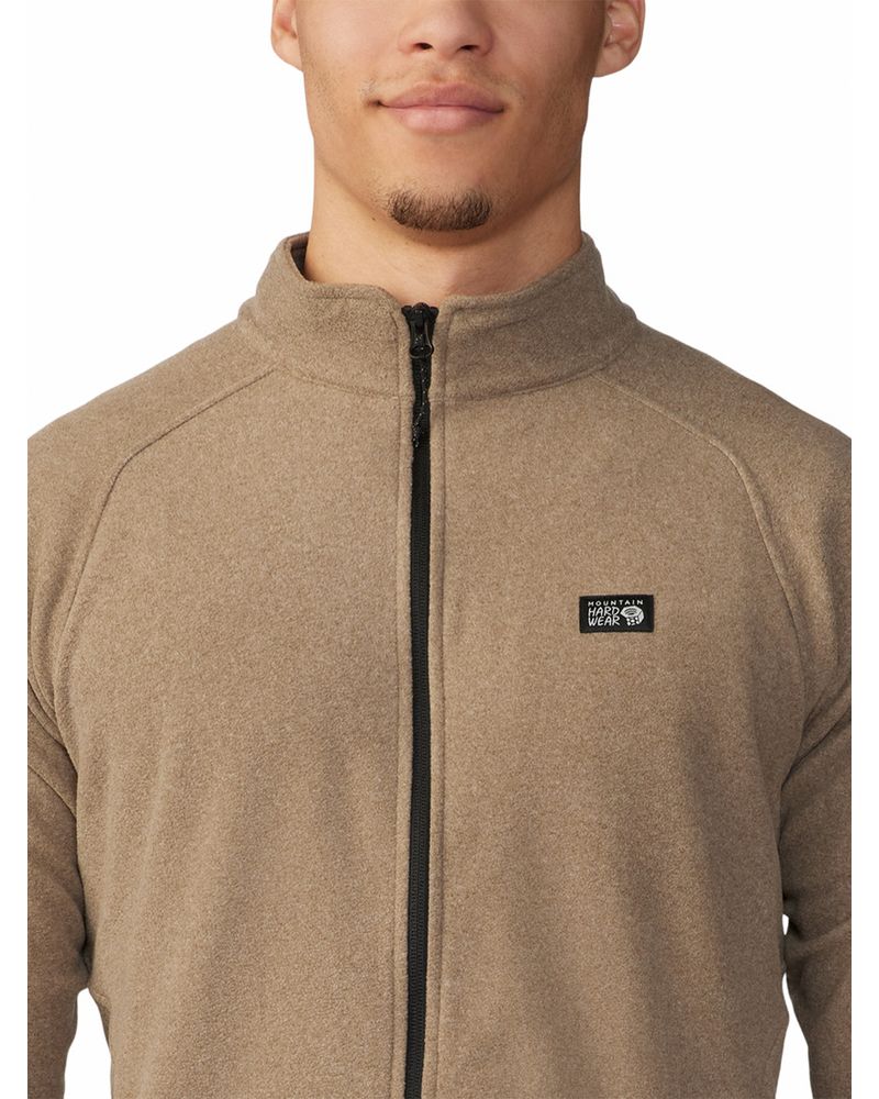 Polar-Hombre-Microchill¿-Full-Zip-Beige