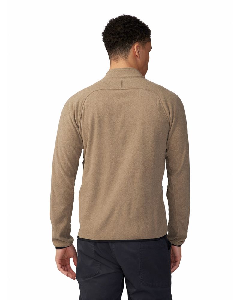 Polar-Hombre-Microchill¿-Full-Zip-Beige