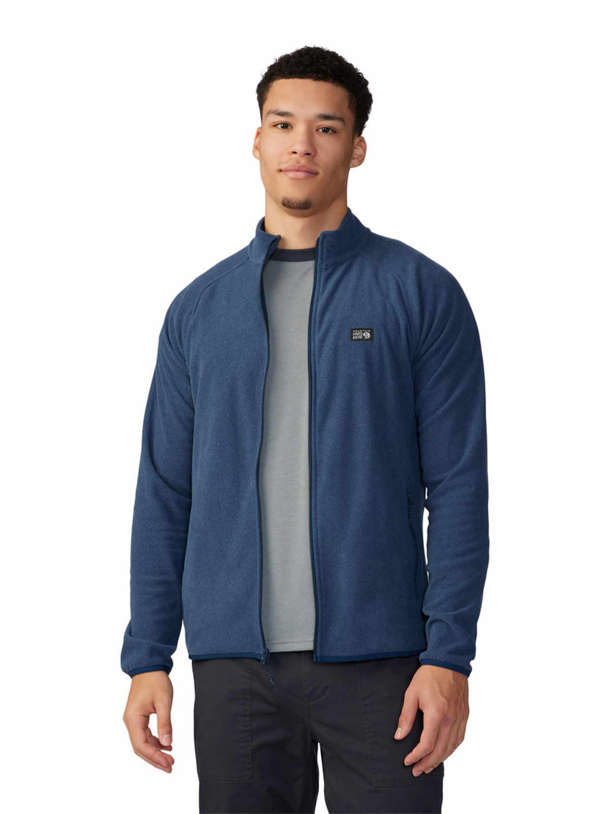 Polar Hombre Microchill¿ Full Zip Azul