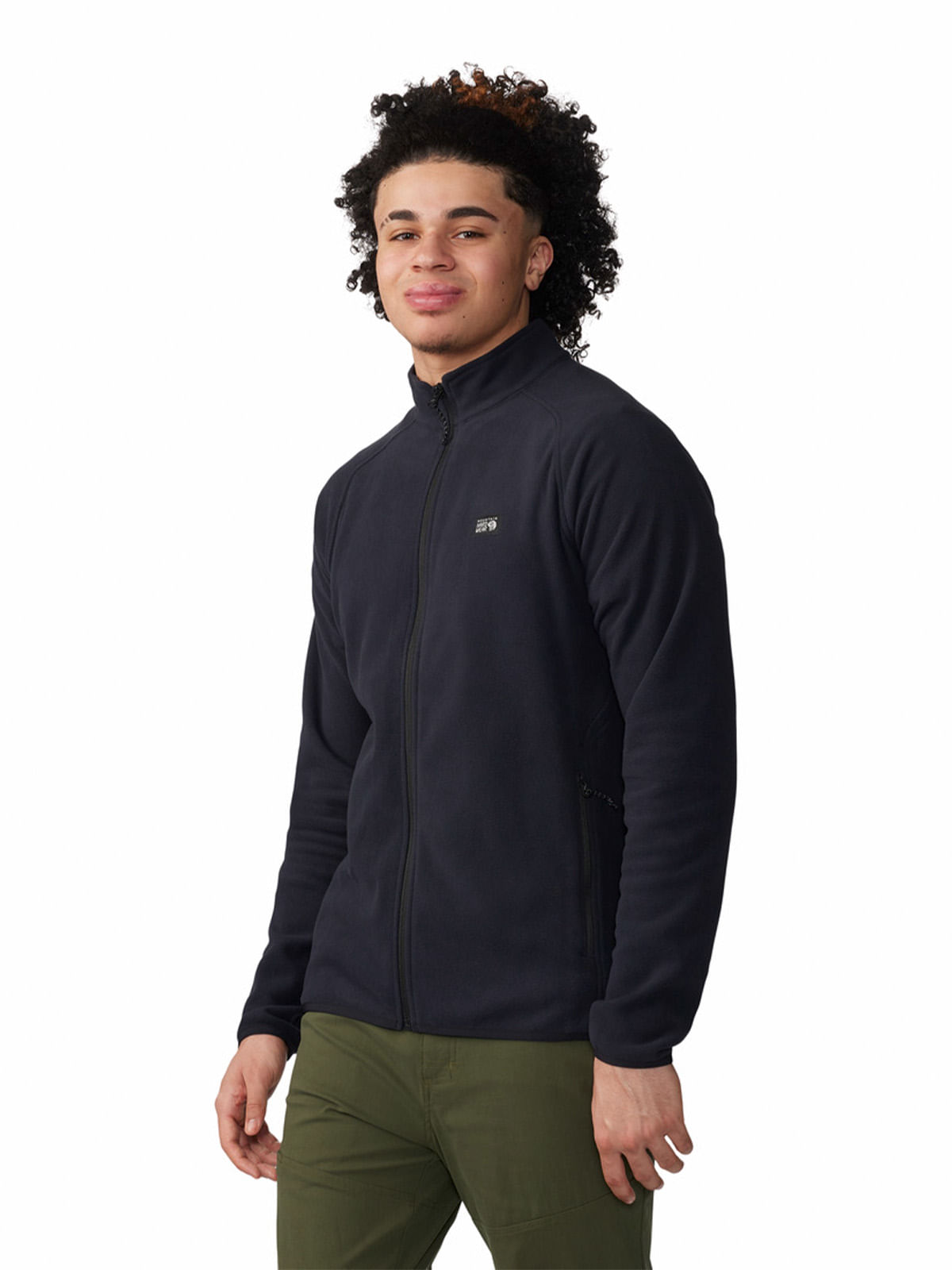 Polar Hombre Microchill¿ Full Zip Negro