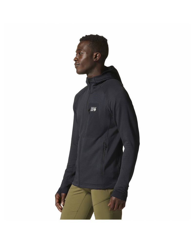 Polar-Hombre-Polartec®-Power-Grid¿-Full-Zip-Negro