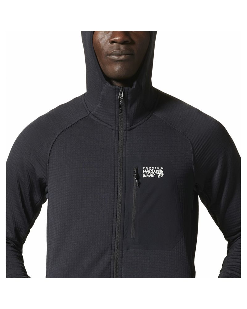 Polar-Hombre-Polartec®-Power-Grid¿-Full-Zip-Negro