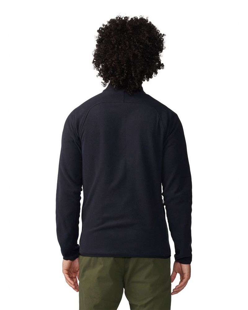 Polar-Hombre-Microchill¿-Full-Zip-Negro