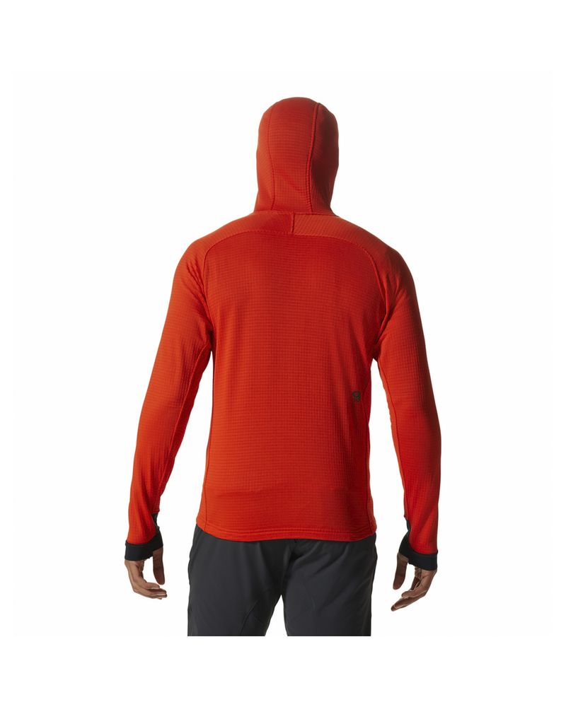 Polar-Hombre-Polartec®-Power-Grid¿-Full-Zip-Naranjo