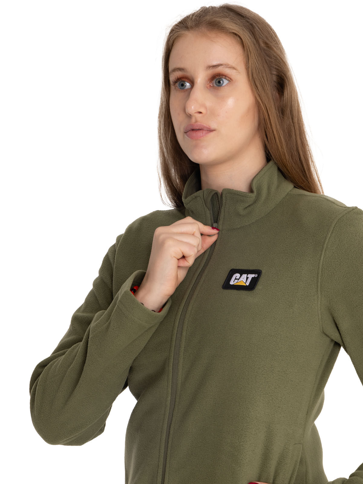 Polar Casual Mujer MICROFLEECE FULL ZIP VERDE CAT