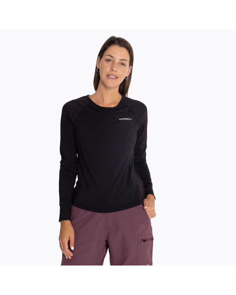 Primera-Capa-Top-Mujer-Top-Fleece-Negro-Merrell