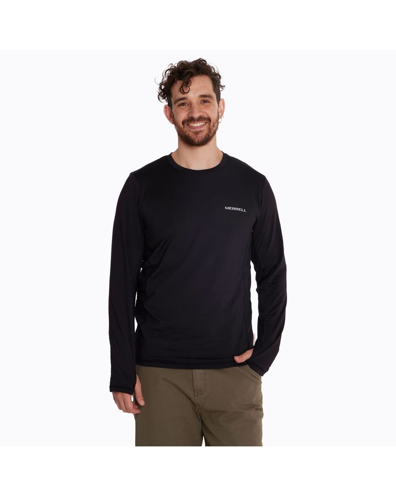 Primera-Capa-Hombre-Top-Fleece-Negro-Merrell