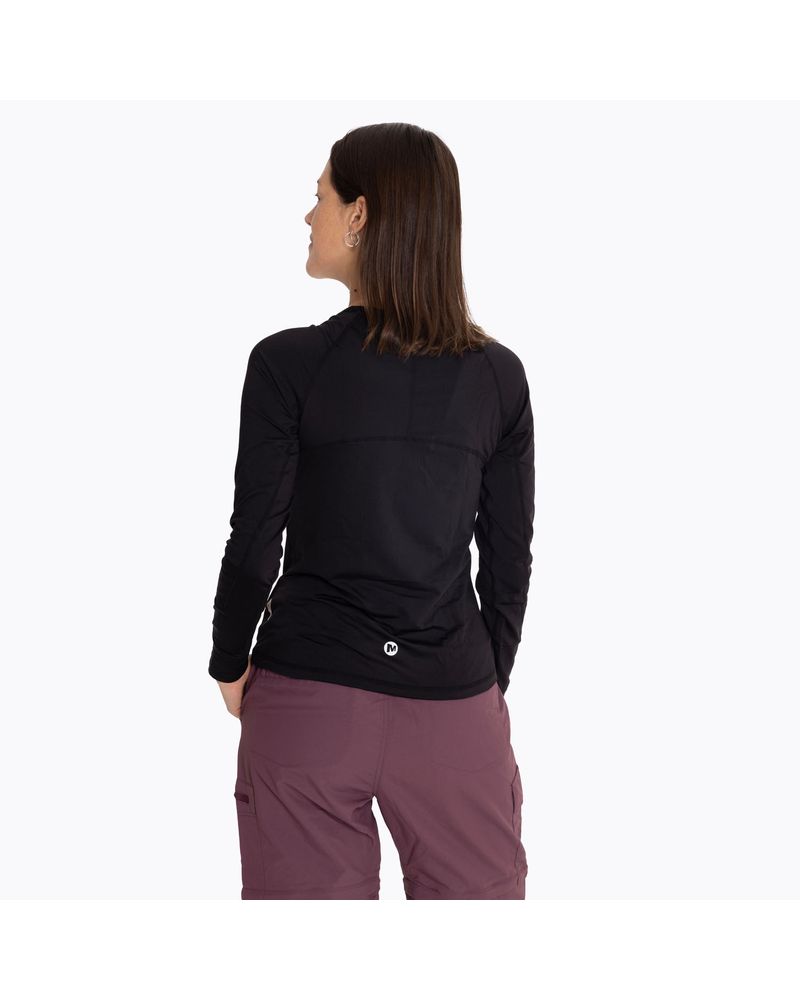 Primera-Capa-Top-Mujer-Top-Fleece-Negro-Merrell