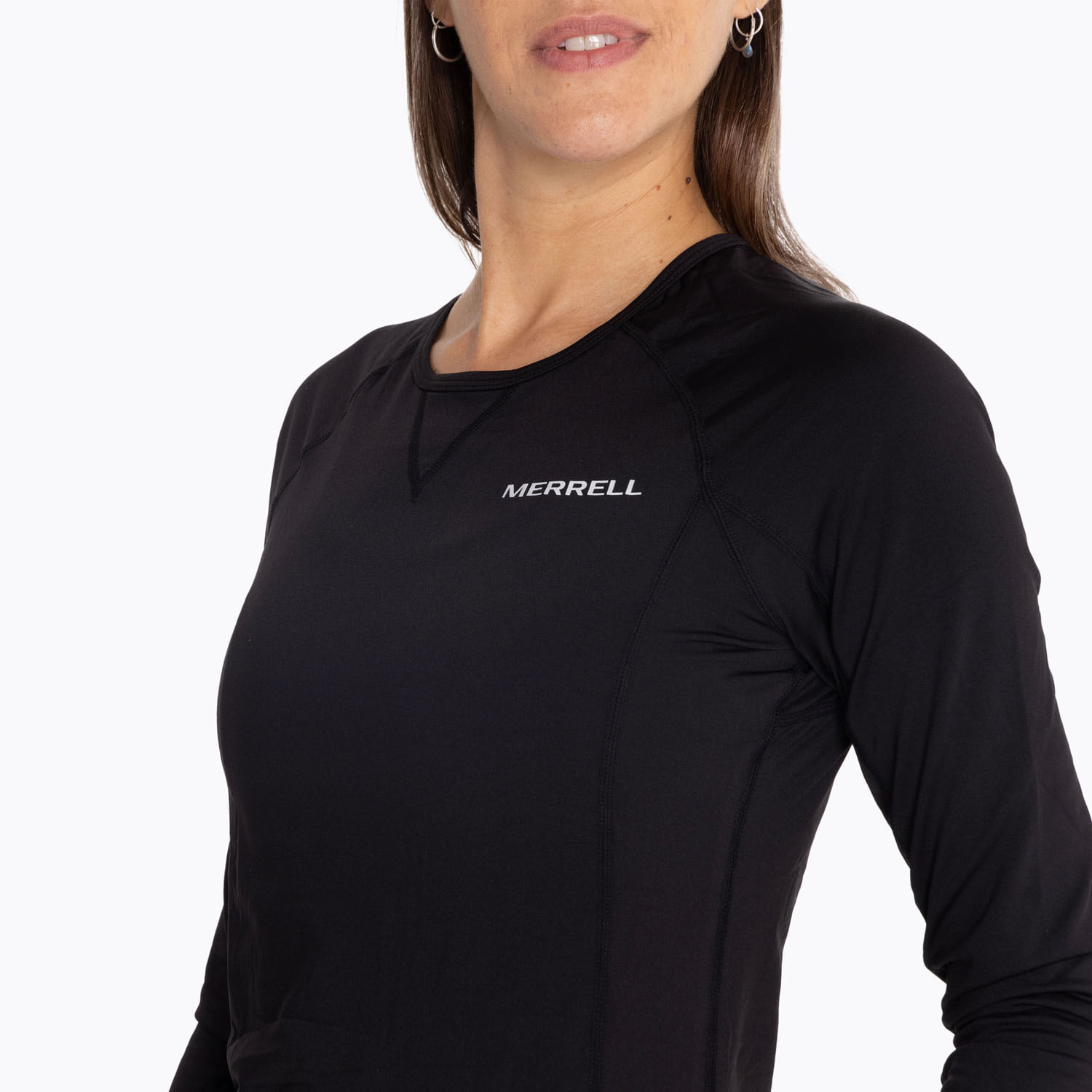 Primera Capa Top Mujer Top Fleece Negro Merrell