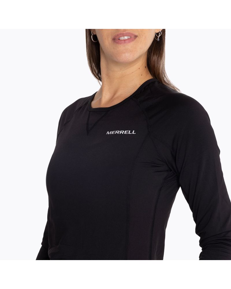 Primera-Capa-Top-Mujer-Top-Fleece-Negro-Merrell