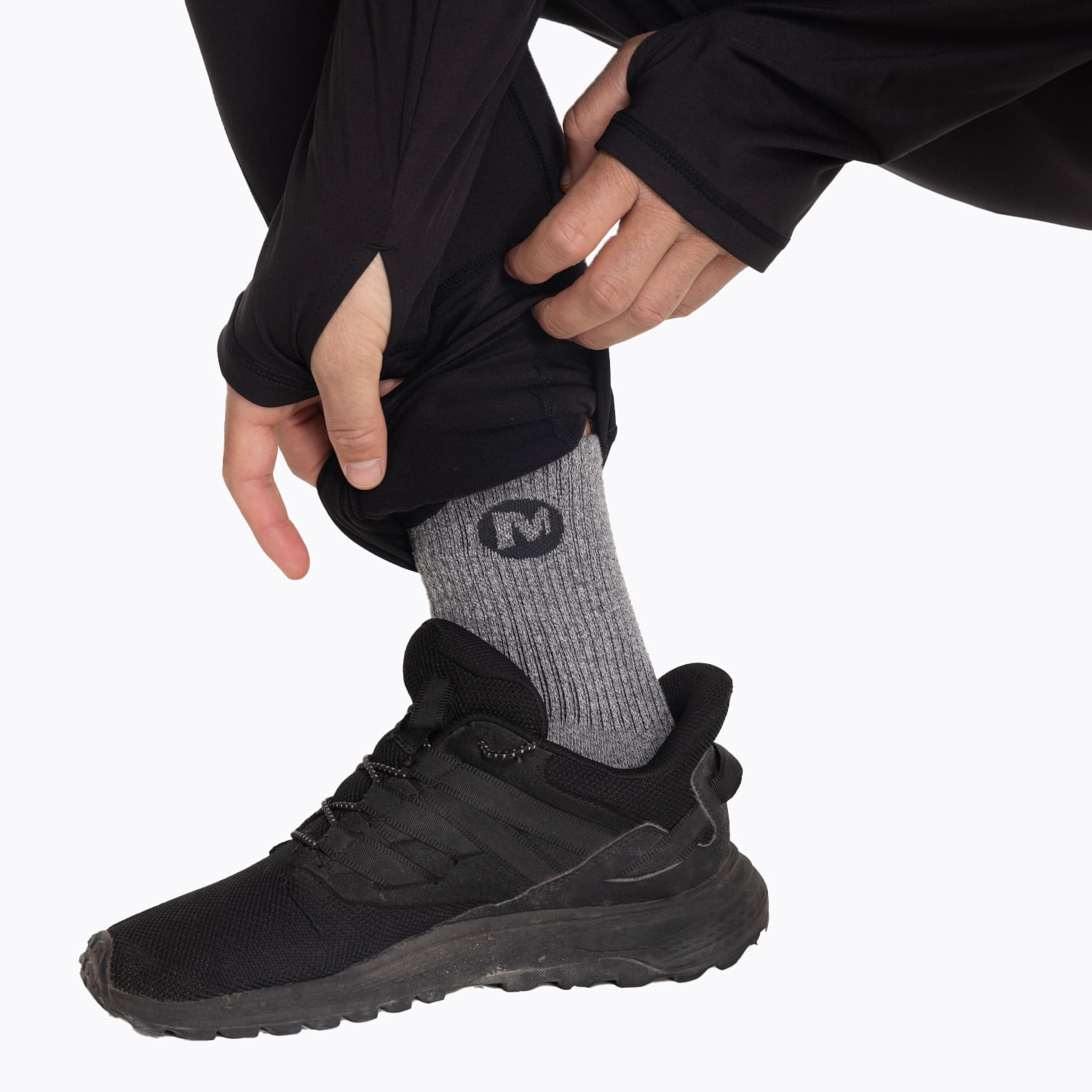 Primera Capa Hombre Bottom Fleece Negro Merrell