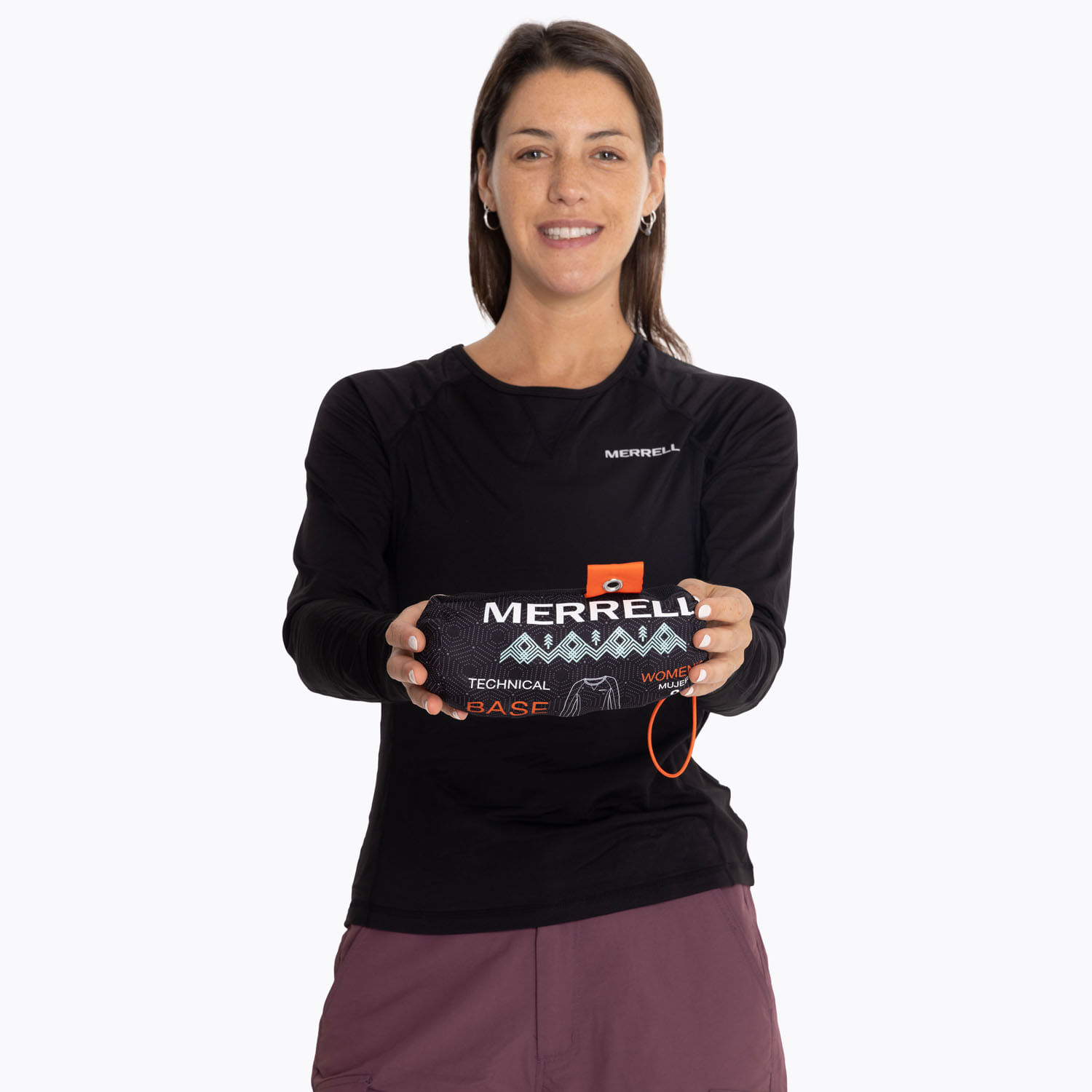 Primera Capa Top Mujer Top Fleece Negro Merrell
