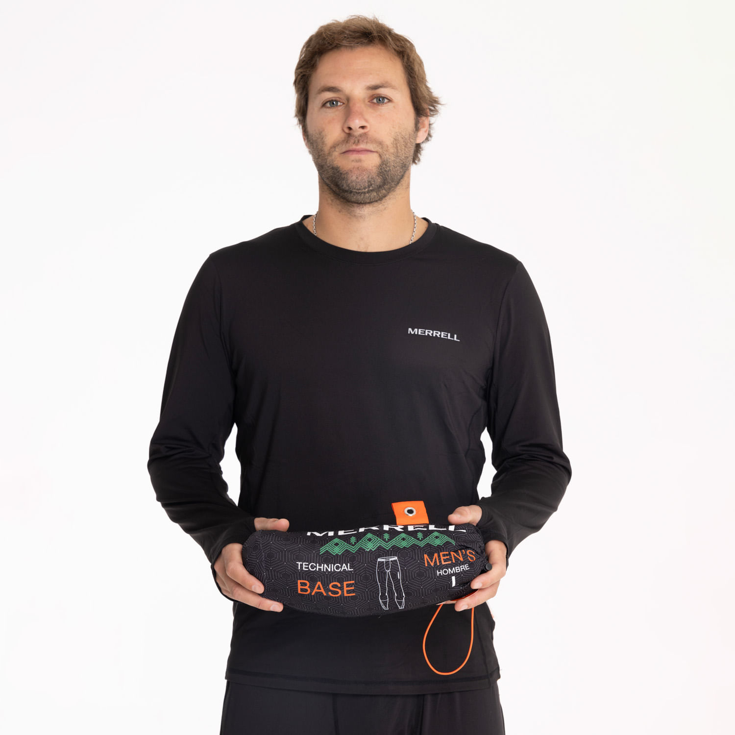 Primera Capa Hombre Bottom Fleece Negro Merrell