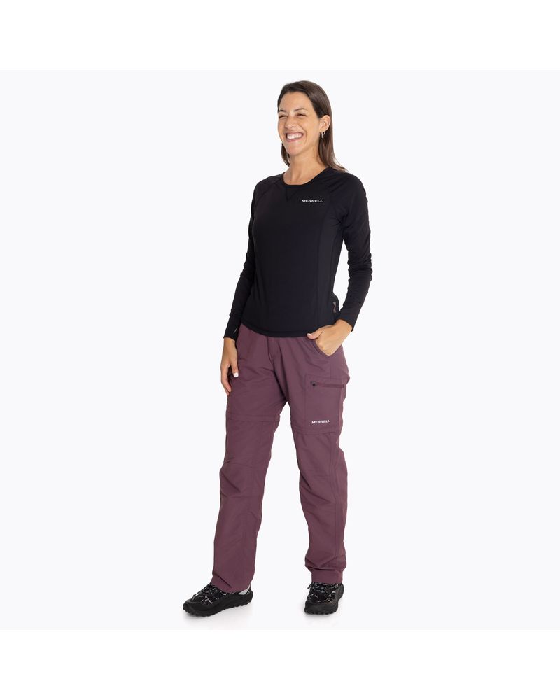 Primera-Capa-Top-Mujer-Top-Fleece-Negro-Merrell