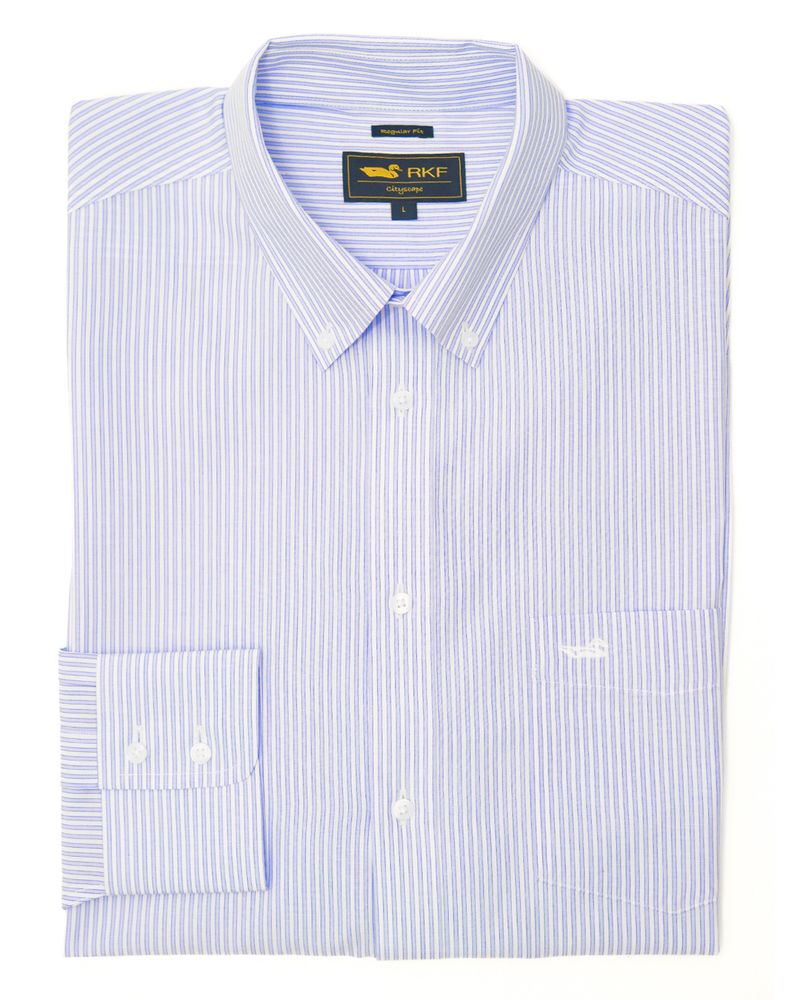 Camisa-Libre-De-Arrugas-Hombre-WF-Cuello-Button-Down-Celeste-Rockford