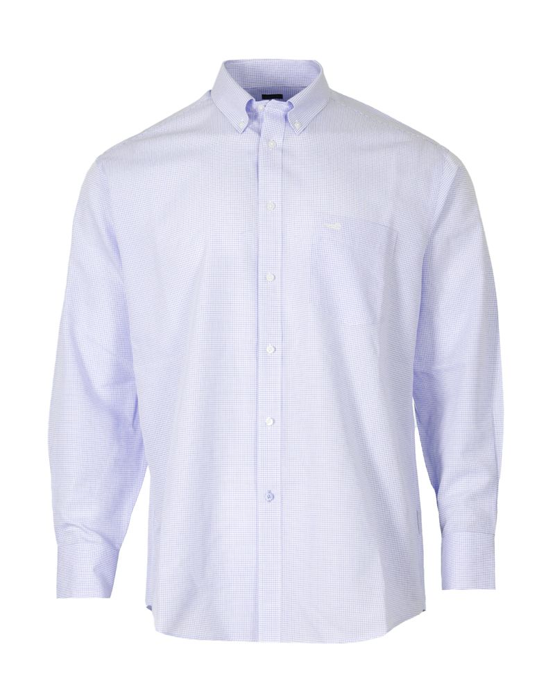 Camisa-Libre-De-Arrugas-Hombre-WF-Cuello-Button-Down-Marino-Rockford