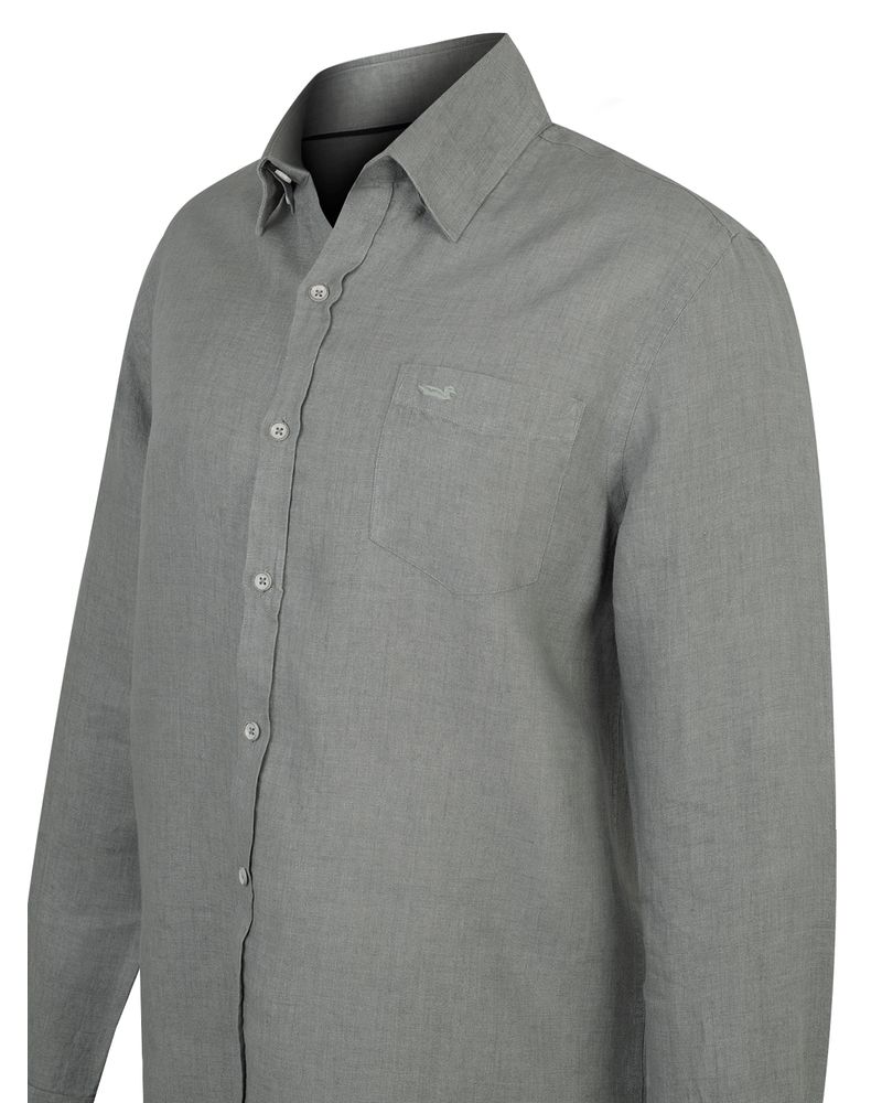 Camisa-Lino-Hombre-Linen-Verde-Rockford