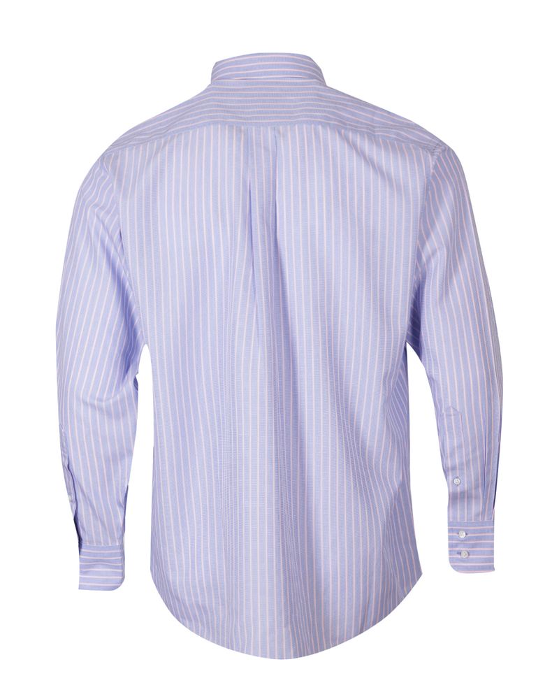 Camisa-Libre-De-Arrugas-Hombre-WF-Cuello-Italiano-Azul-Rockford