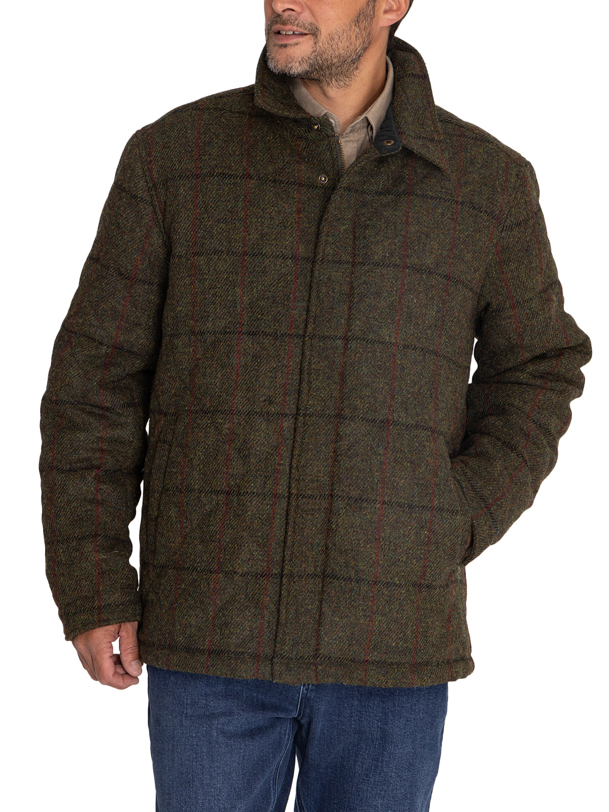 Chaqueta Harris Tweed Hombre Harris Café Rockford