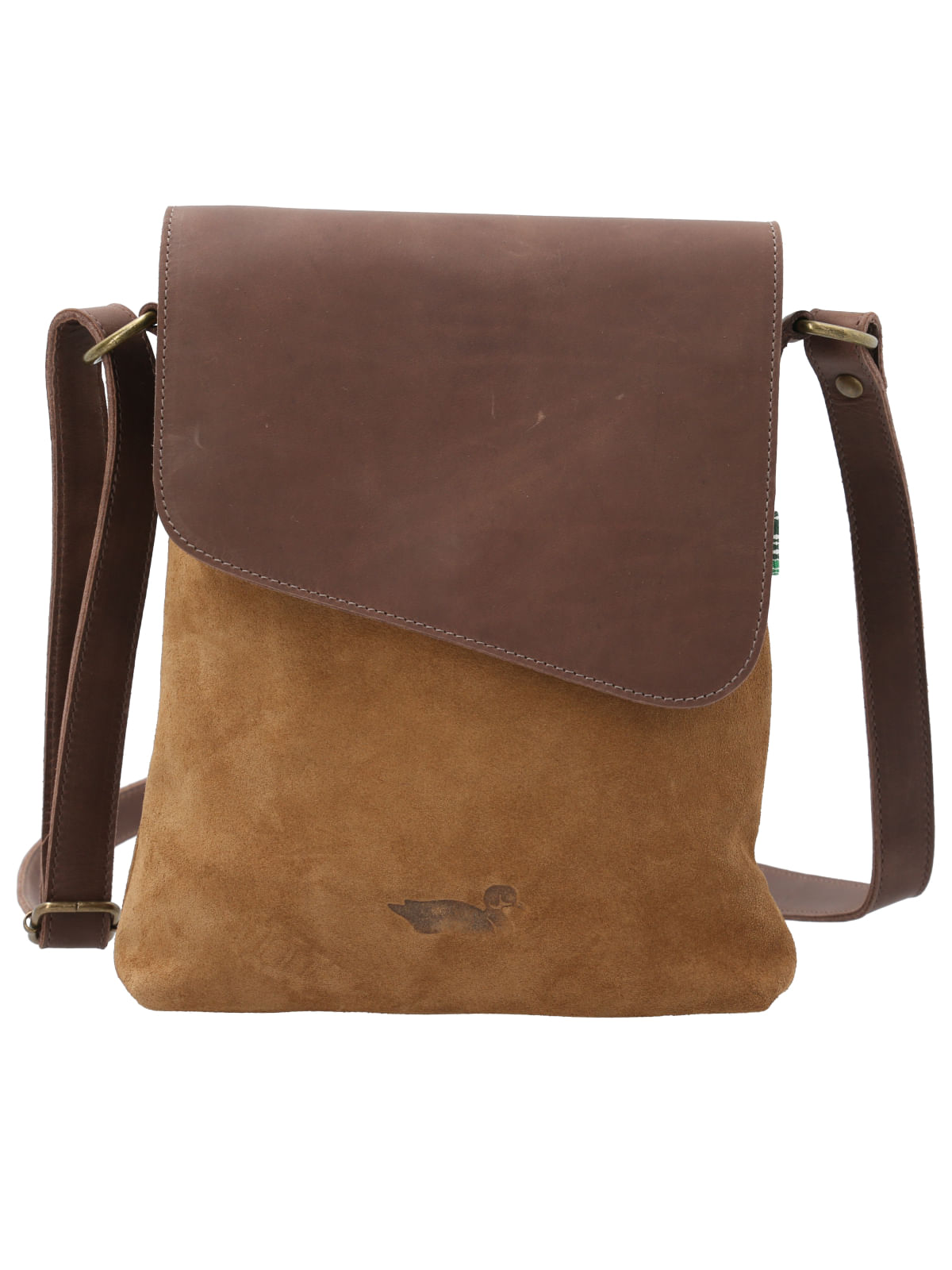 Cartera Cuero Mujer Arya Cross Café Rockford