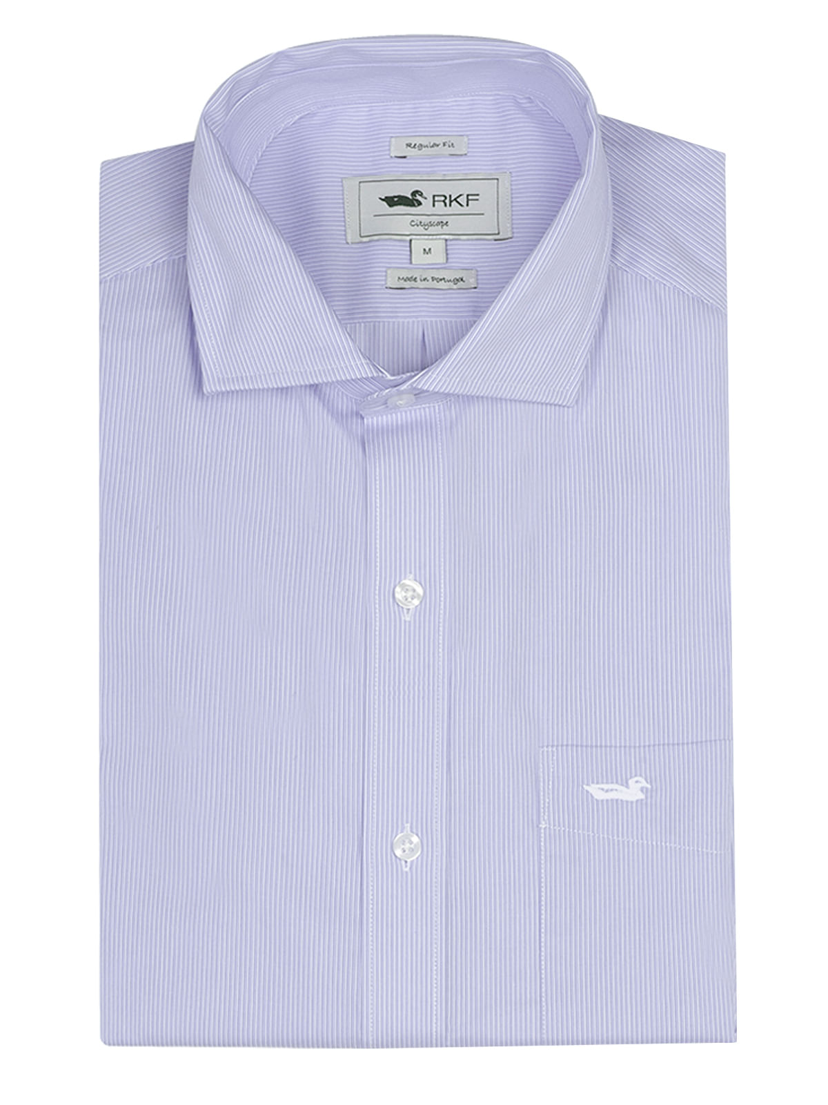 Camisa EasyIron Hombre Cuello Italiano Blanco Rockford