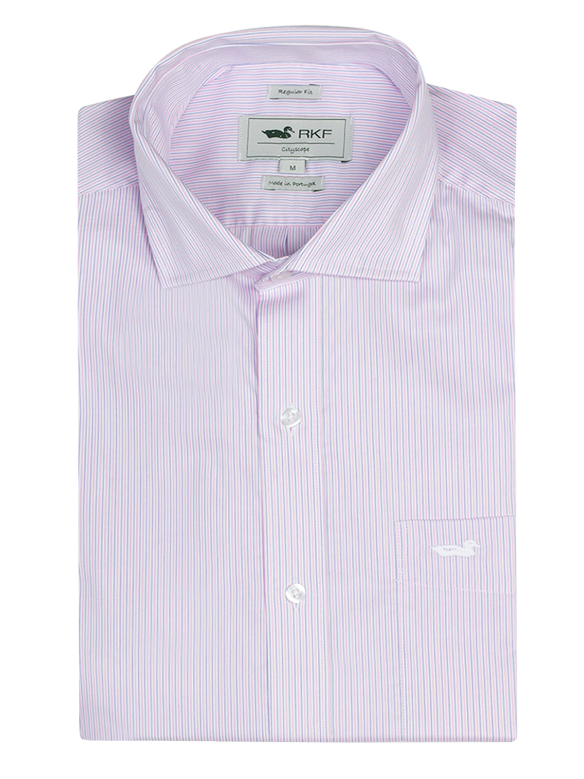 Camisa EasyIron Hombre Cuello Italiano Rosado Rockford