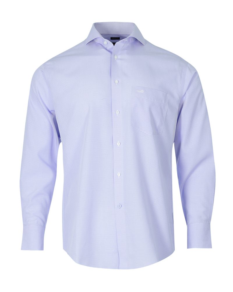 Camisa-Libre-De-Arrugas-Hombre-WF-Cuello-Italiano-Celeste-Rockford