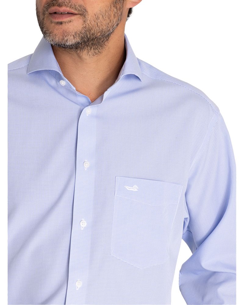 Camisa-Libre-De-Arrugas-Hombre-WF-Cuello-Italiano-Celeste-Rockford