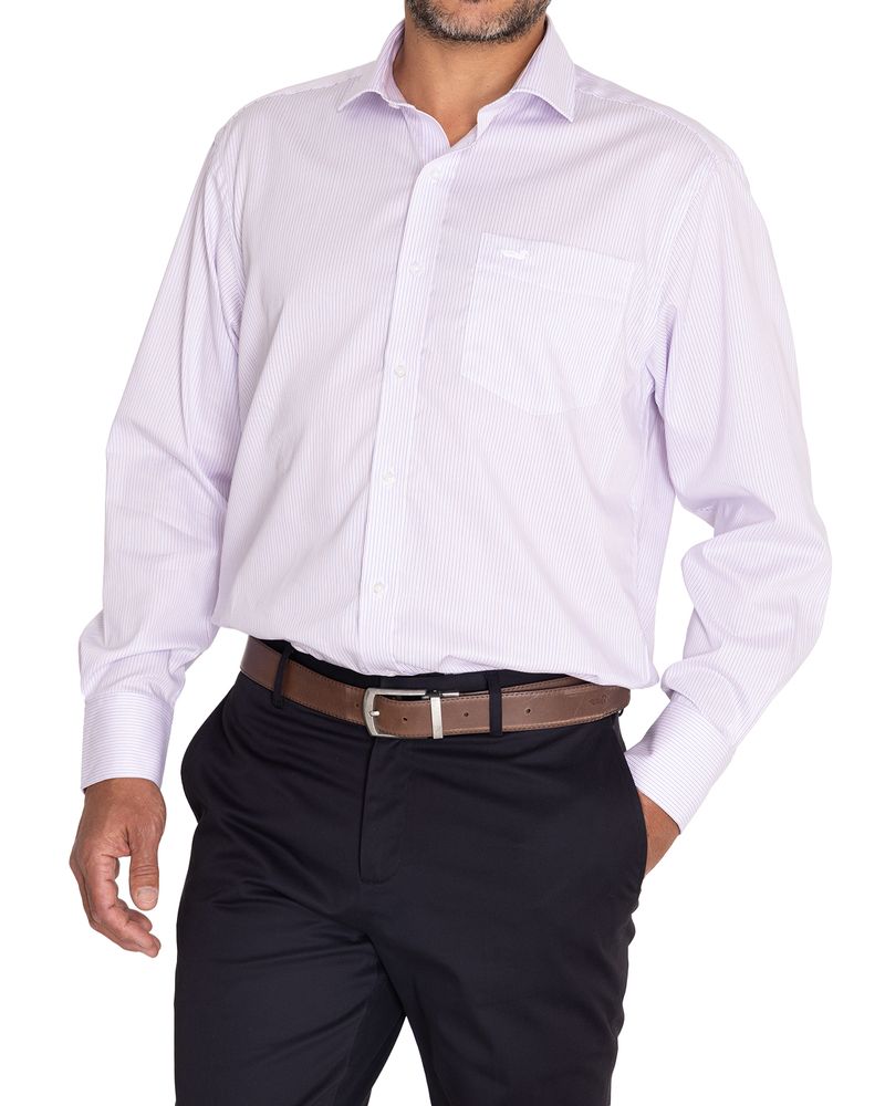 Camisa-EasyIron-Hombre-Cuello-Italiano-Rosado-Rockford