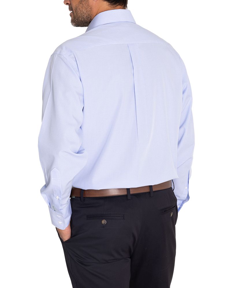 Camisa-Libre-De-Arrugas-Hombre-WF-Cuello-Italiano-Celeste-Rockford