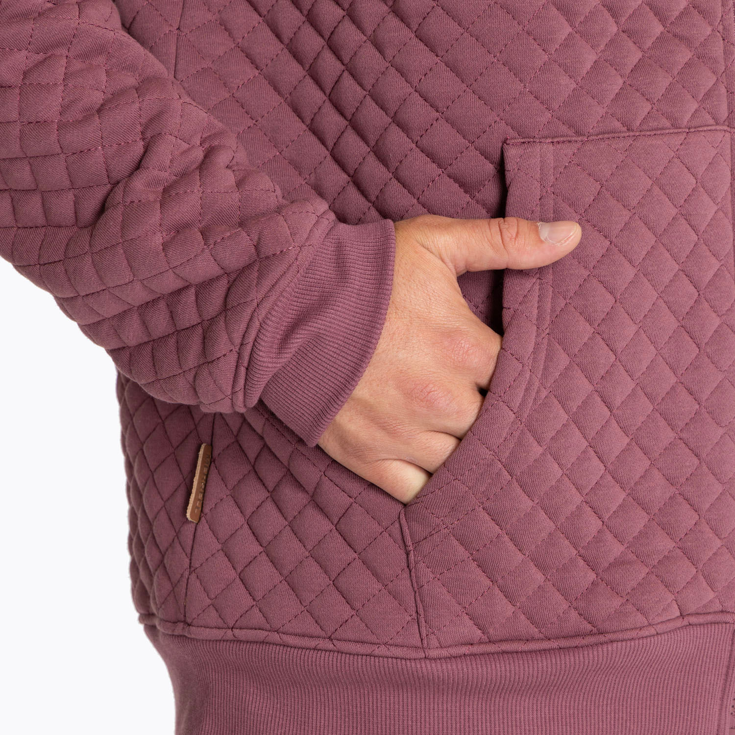 Poleron Hombre Quilt Zipper
