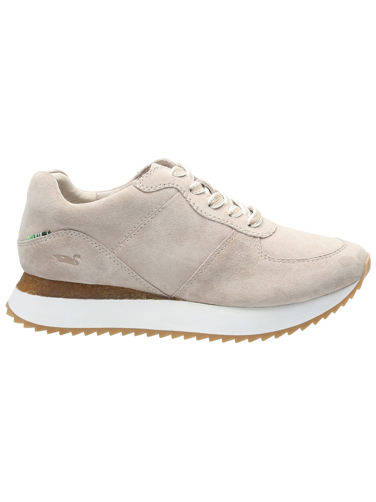 Zapatilla Cuero Mujer Viena Beige Rockford