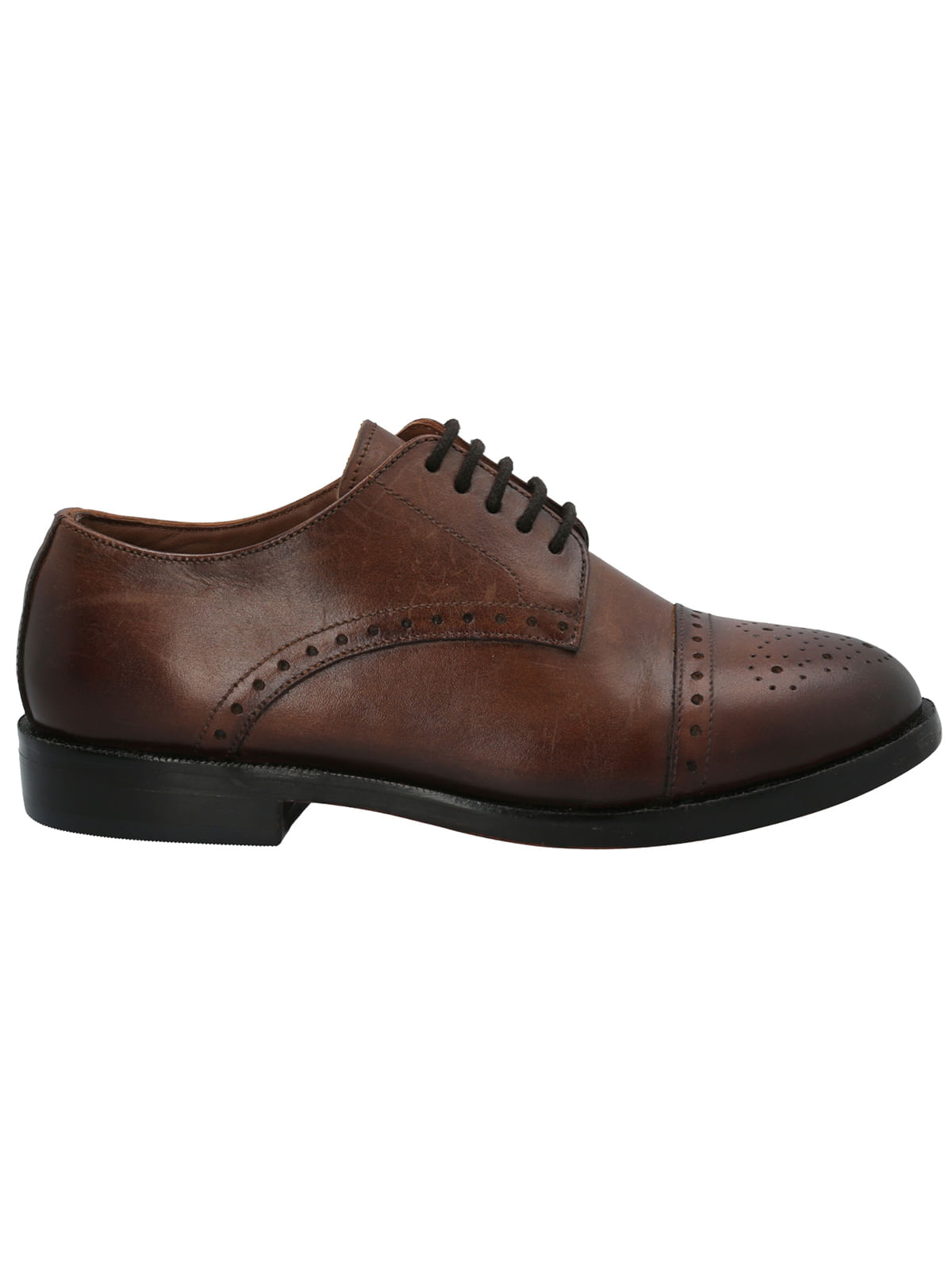 Zapato Cuero Mujer Morar Café Rockford