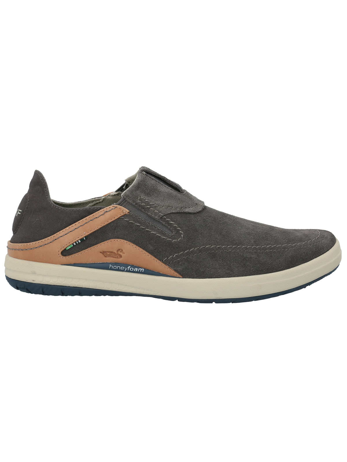 Zapatilla Cuero Hombre Noosa Azul Rockford