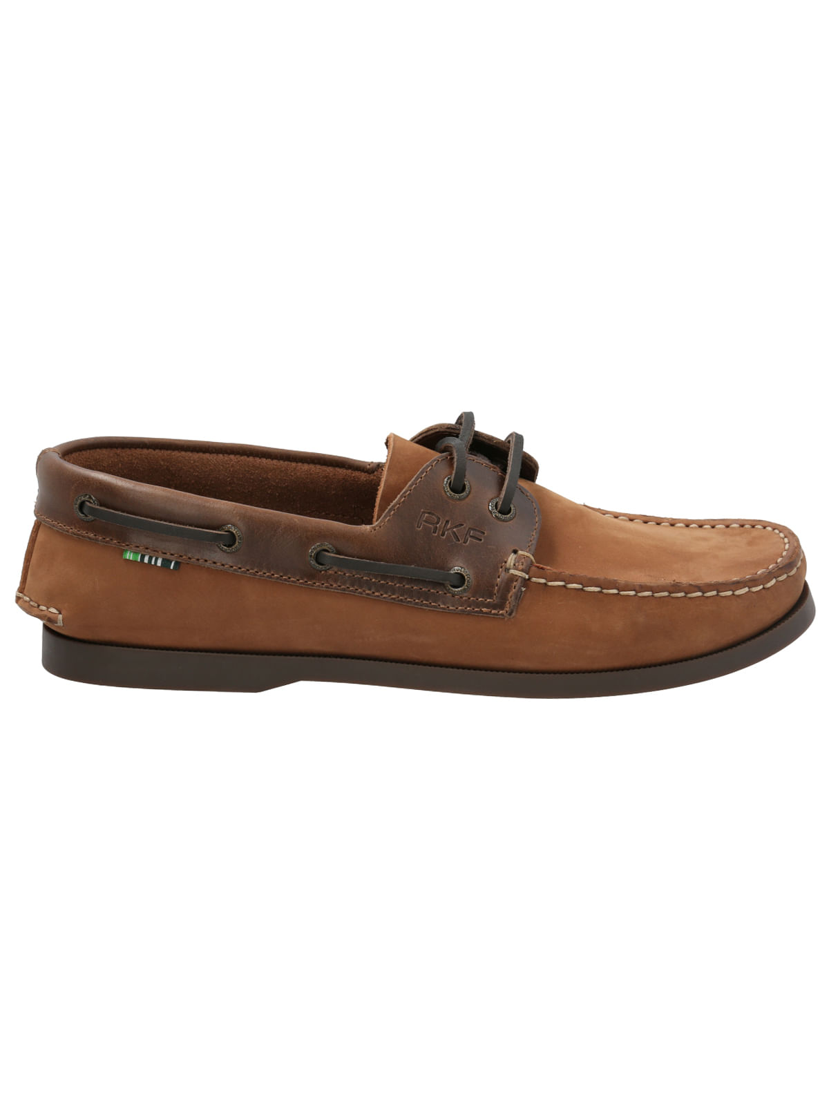 Zapato Cuero Hombre Boat Chocolate Rockford