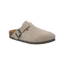 Sueco Cuero Gamuzado Mujer Rowan Gris Rockford