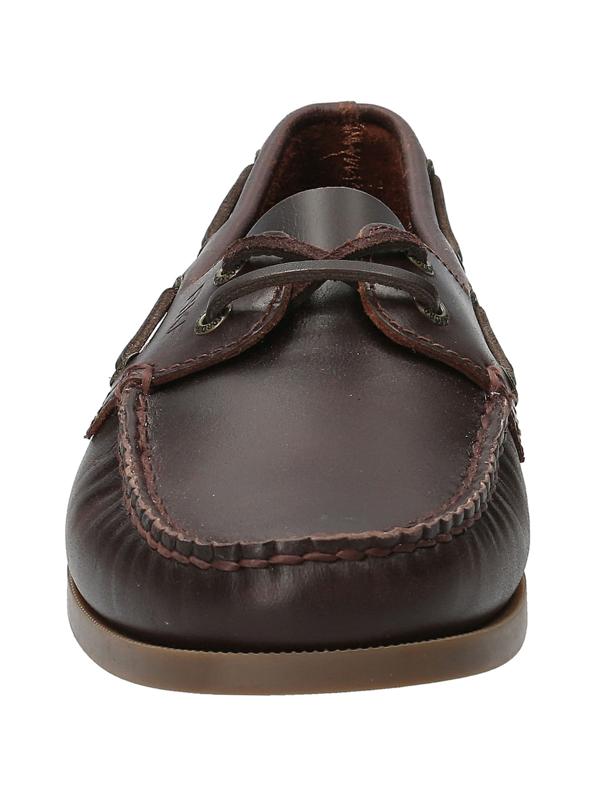 Zapato Cuero Hombre Boat Café Oscuro Rockford