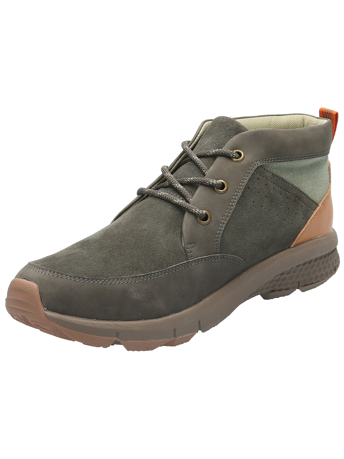 Botín Cuero Hombre Glen Hi Gris Rockford