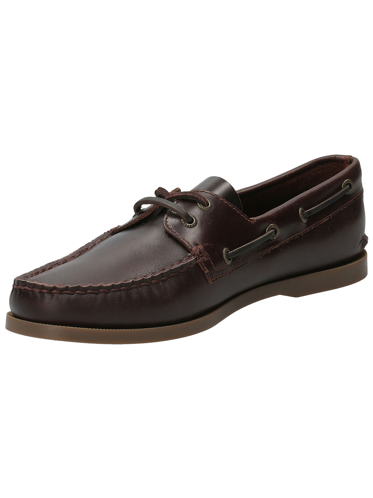 Zapato Cuero Hombre Boat Café Oscuro Rockford