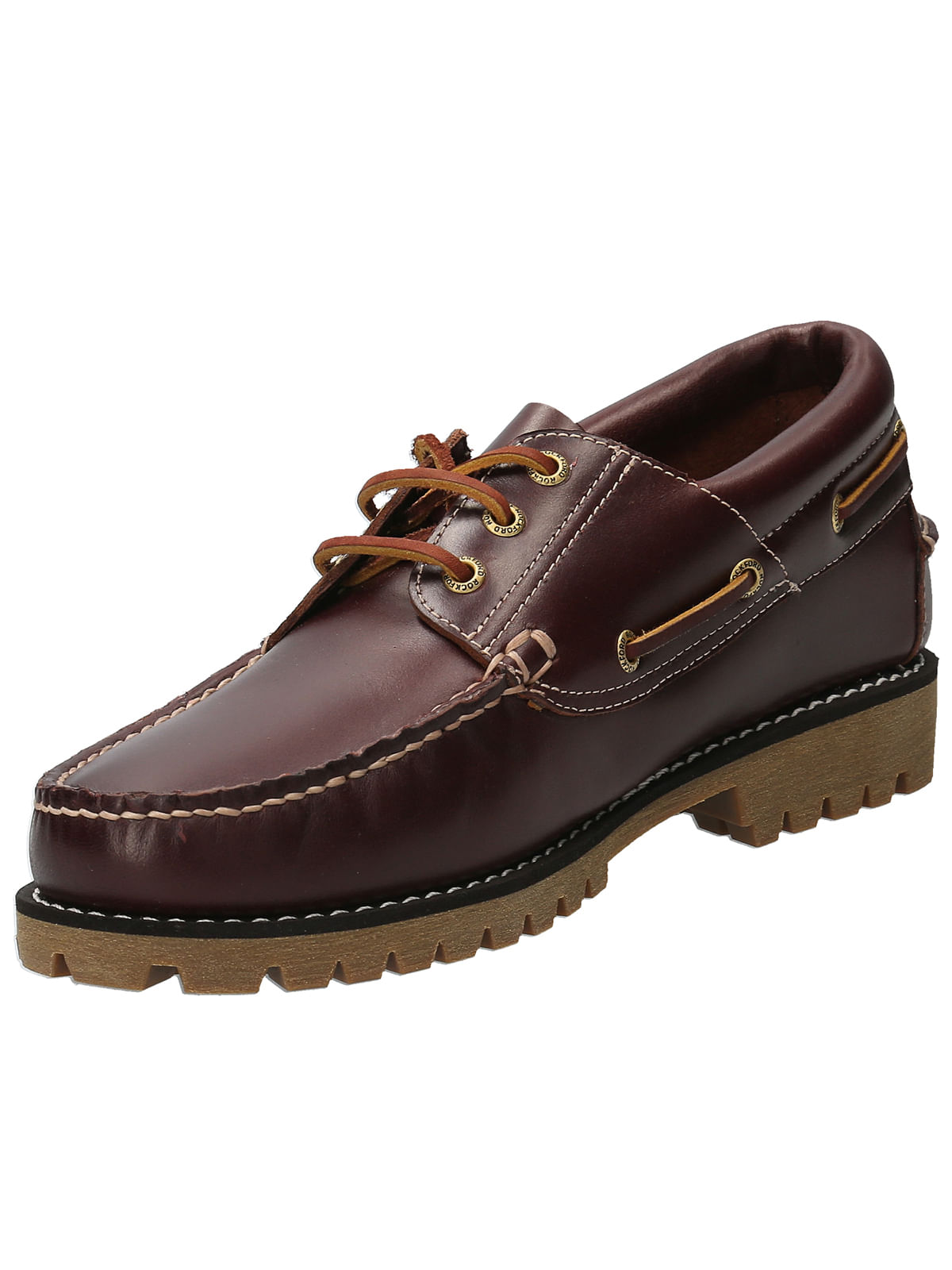 Mocasín Cuero Hombre New Rocky IV Café Oscuro Rockford