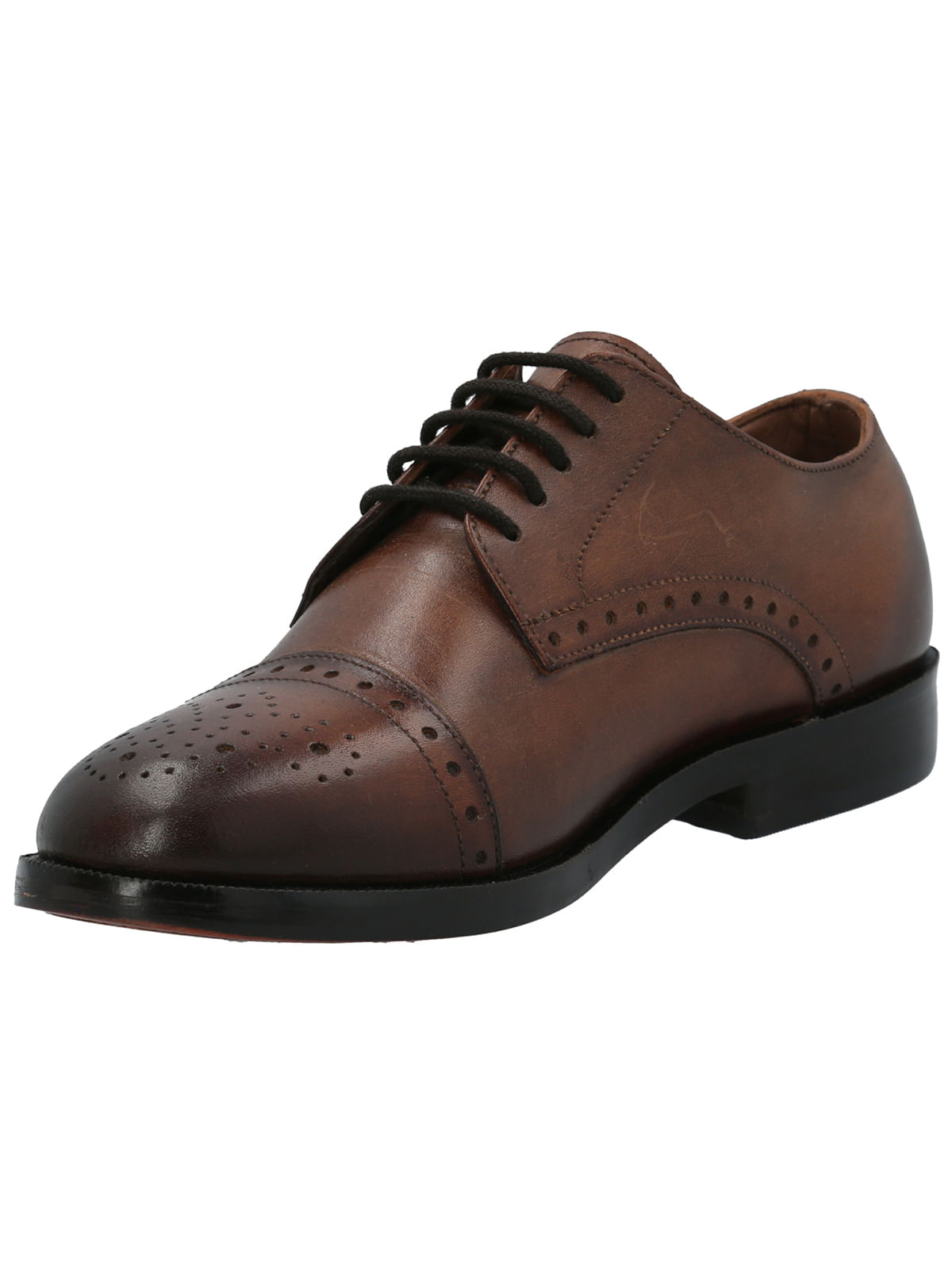 Zapato Cuero Mujer Morar Café Rockford