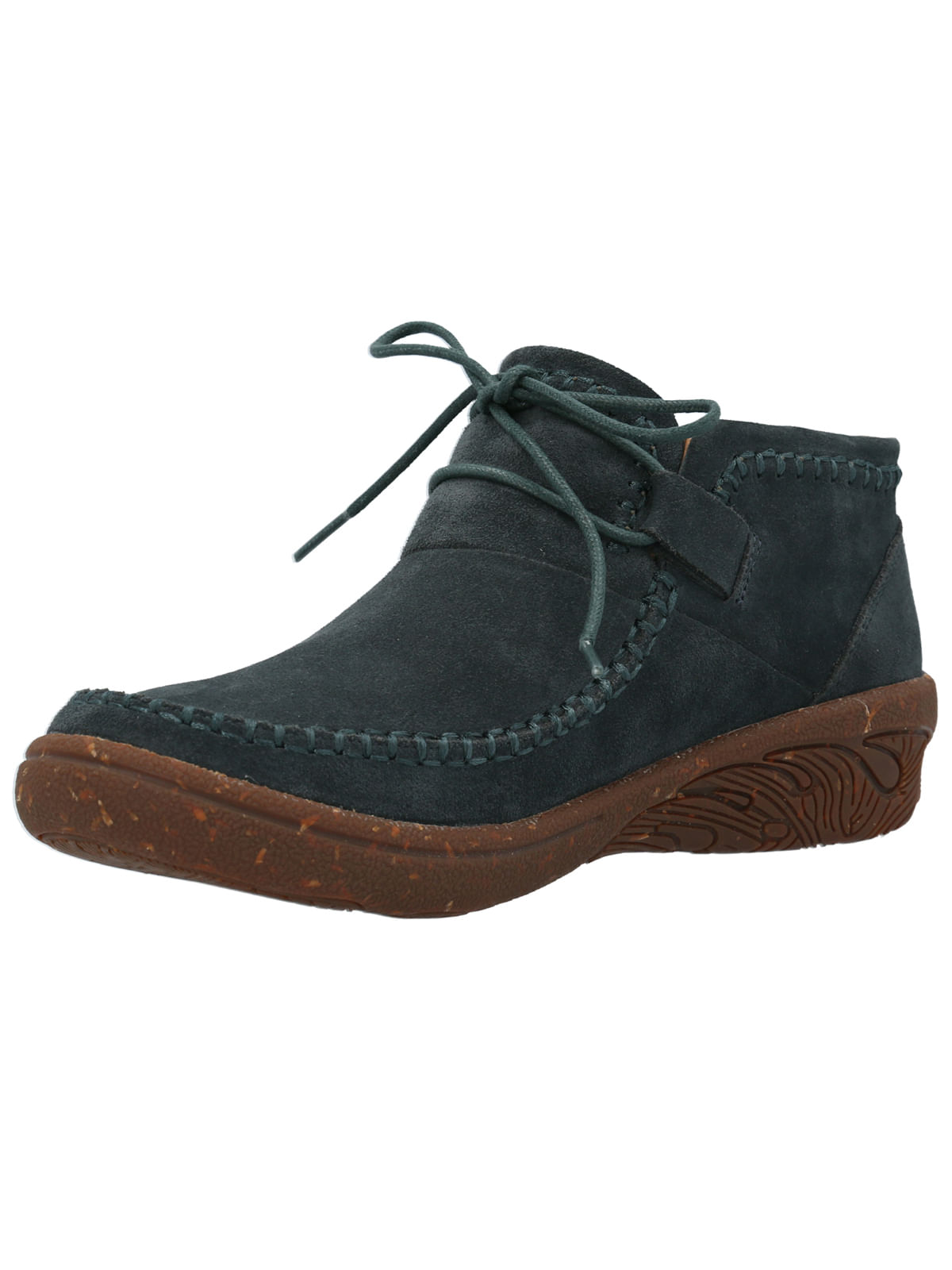 Botín Cuero Mujer Cipres Azul Rockford