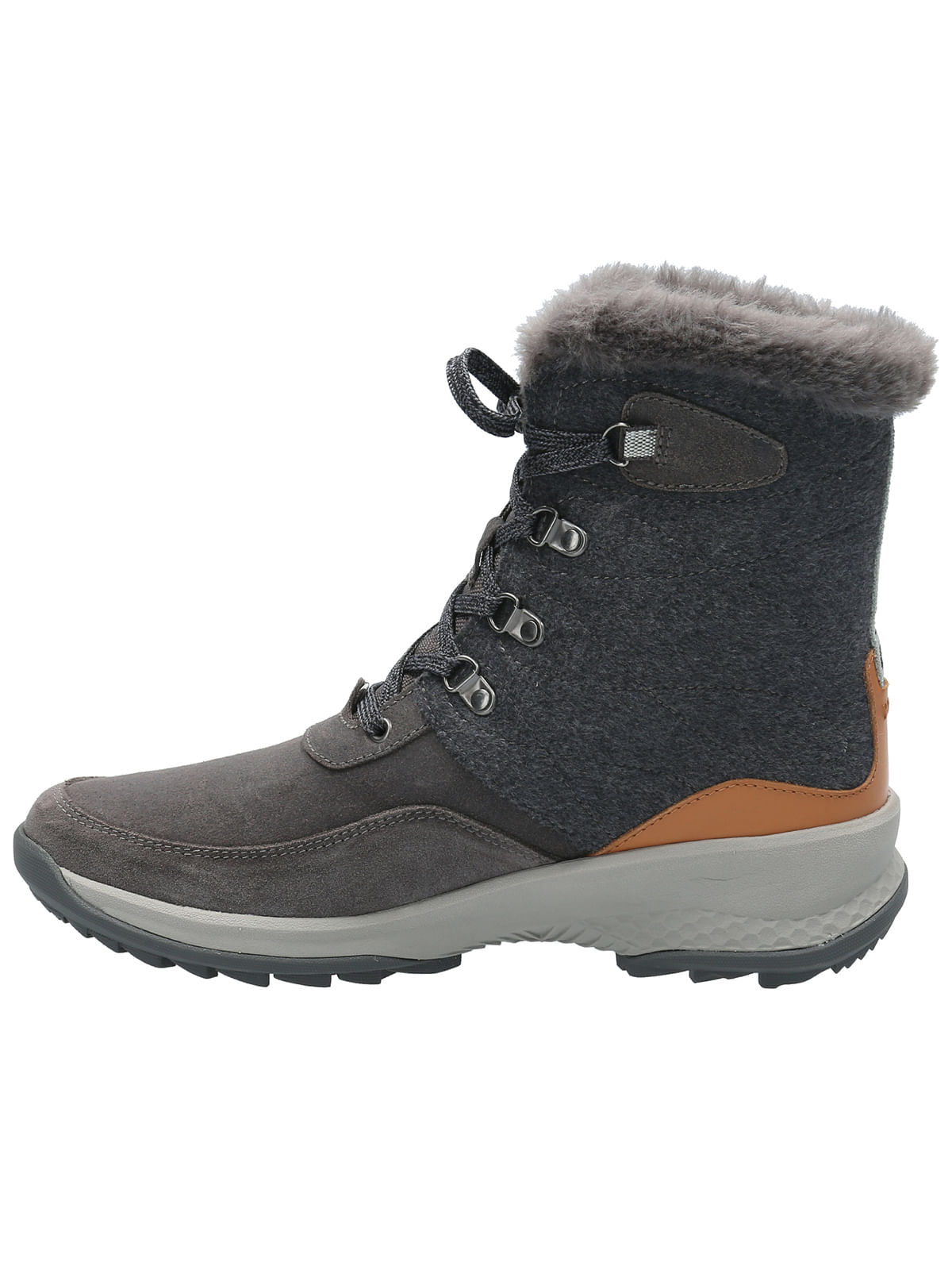 Botín Cuero Mujer Spectre Gris Rockford