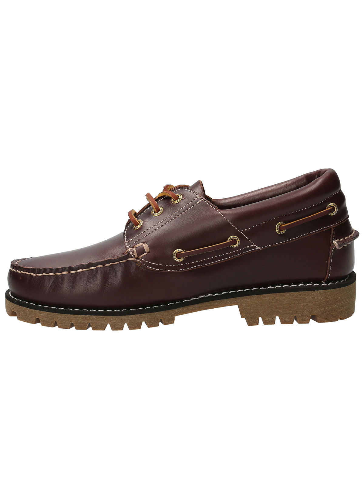 Mocasín Cuero Hombre New Rocky IV Café Oscuro Rockford