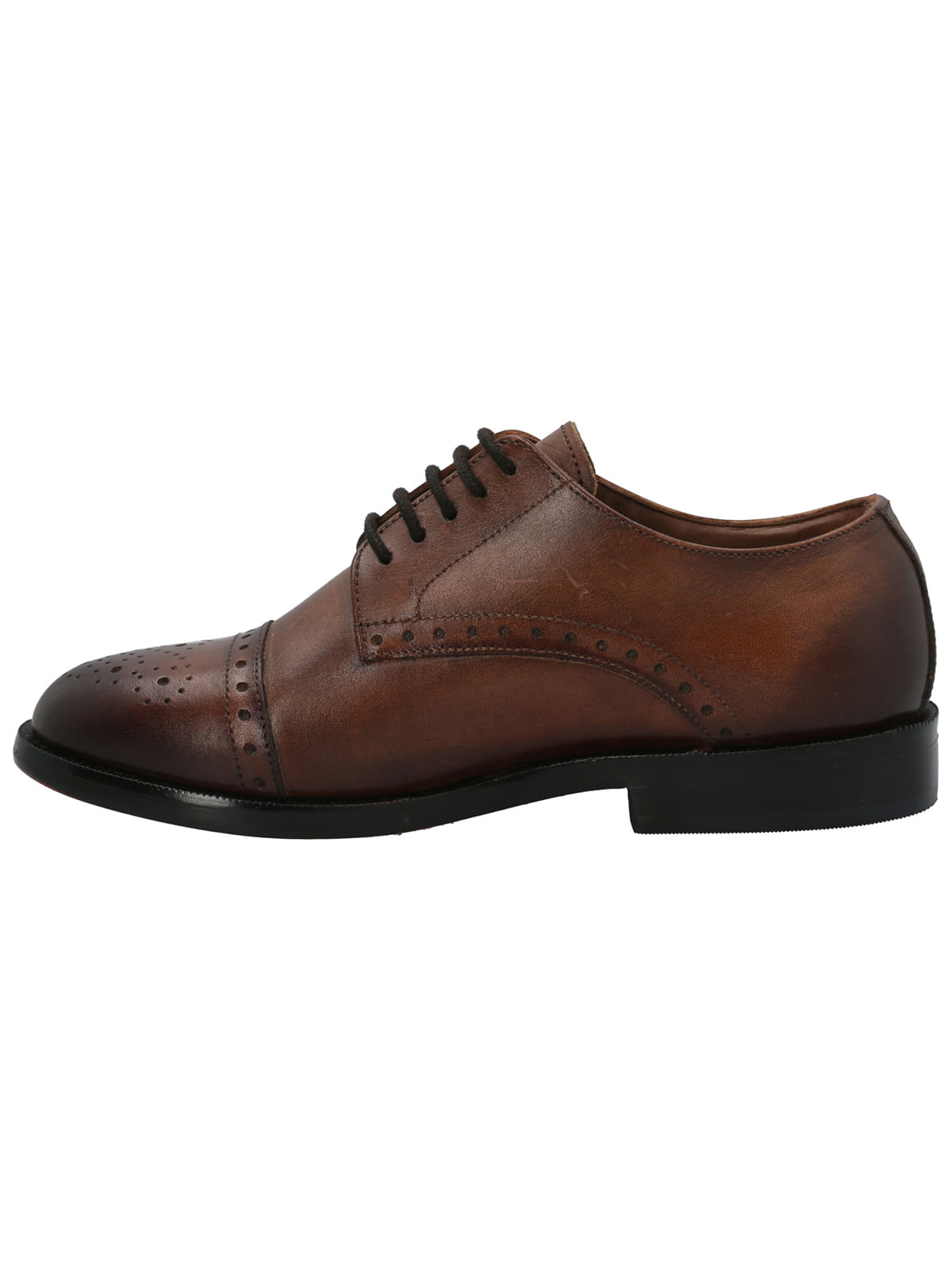 Zapato Cuero Mujer Morar Café Rockford