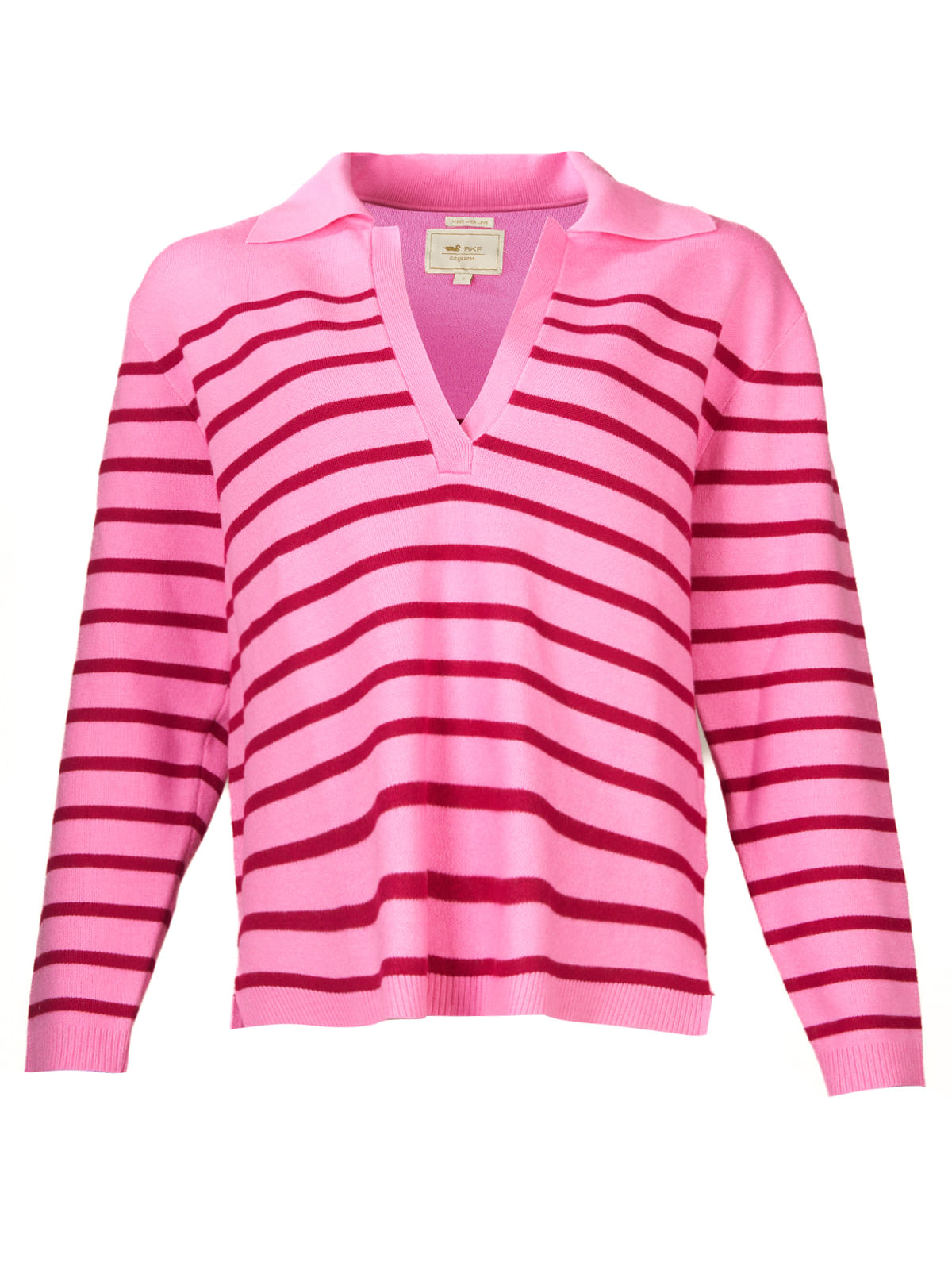 Sweater Fibras Recicladas Mujer Rosa Rosado Rockford