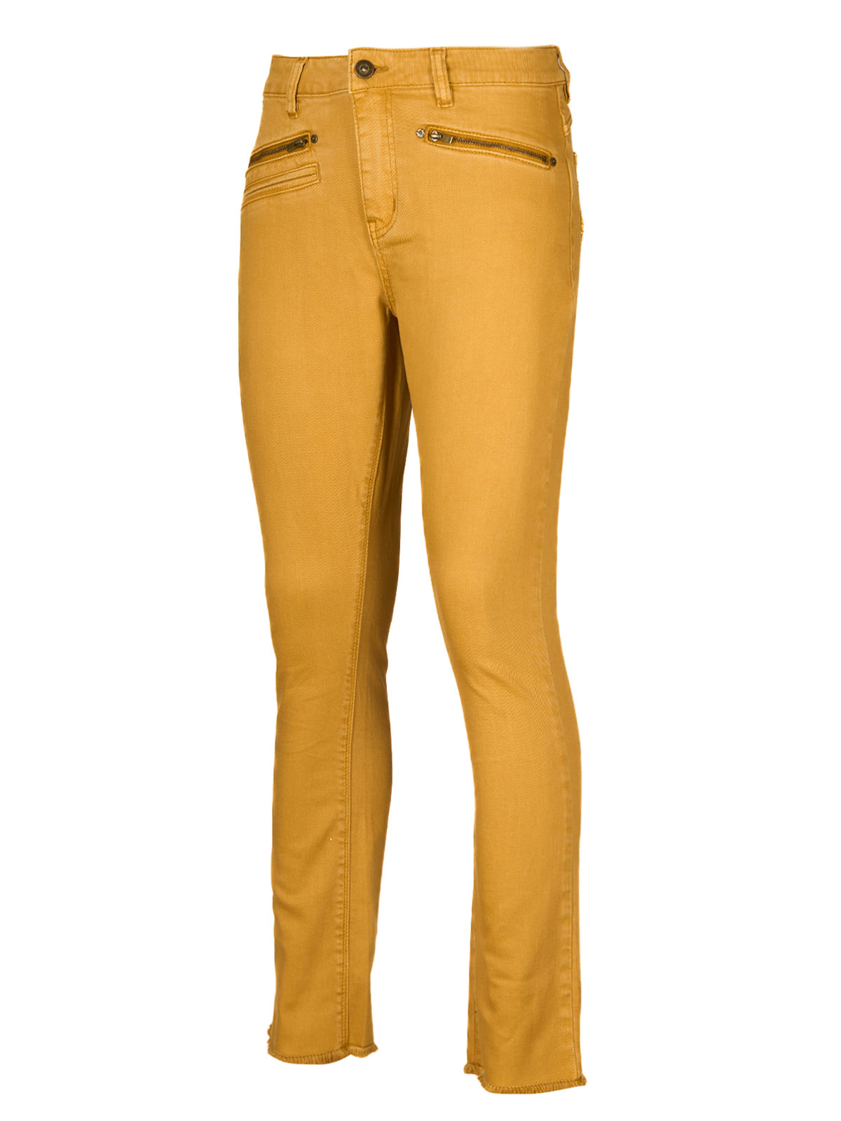 Pantalón Algodón Orgánico Mujer Leman Amarillo Rockford