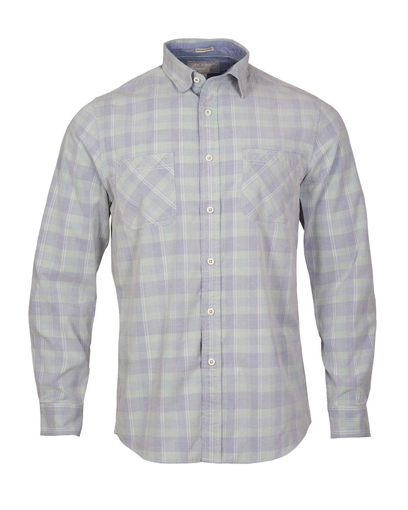 Camisa-Algodon-Organico-Hombre-Tartancord-Verde-Rockford