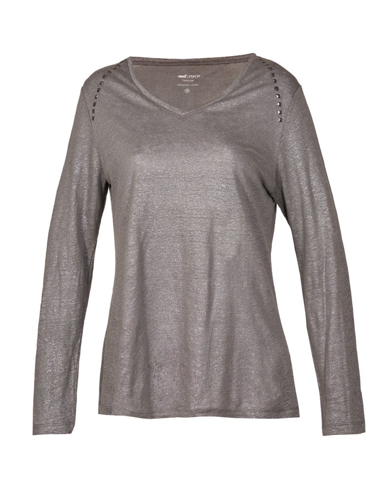 Polera-Lino-Organico-Mujer-Emily-Gris-Rockford